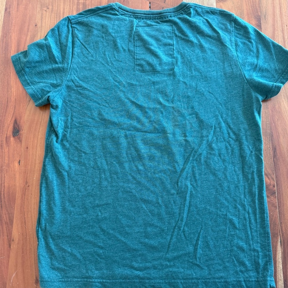 Superdry Green and Red Track Athletics Tee - Picture 11 of 11